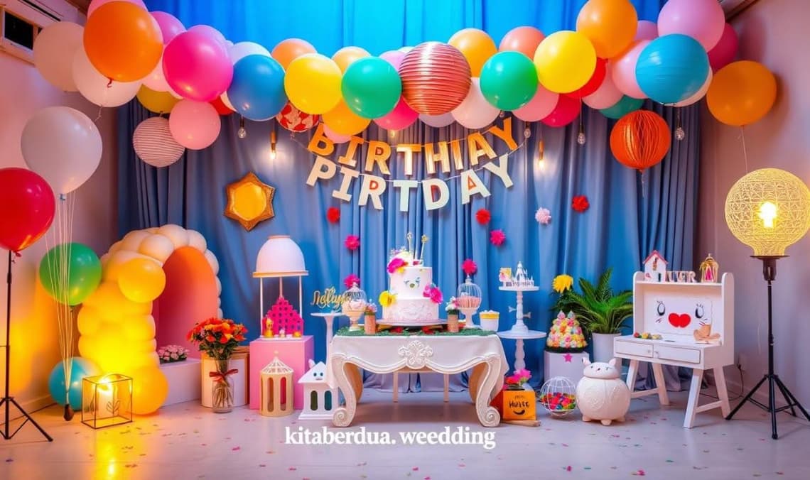 foto studio tema ulang tahun