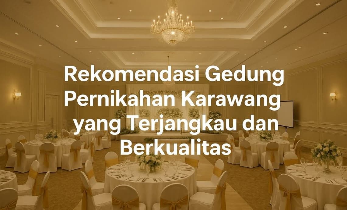 Rekomendasi Gedung Pernikahan Karawang yang Terjangkau dan Berkualitas Rekomendasi Gedung Pernikahan Karawang yang Terjangkau dan Berkualitas