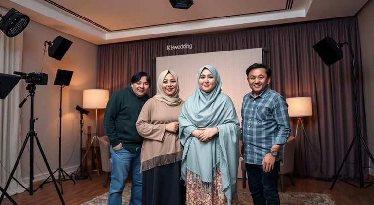 photo studio keluarga unik