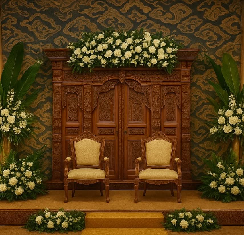 dekorasi pernikahan adat sunda