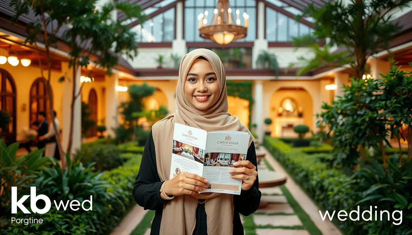 Suasana elegan di gedung pernikahan Bogor