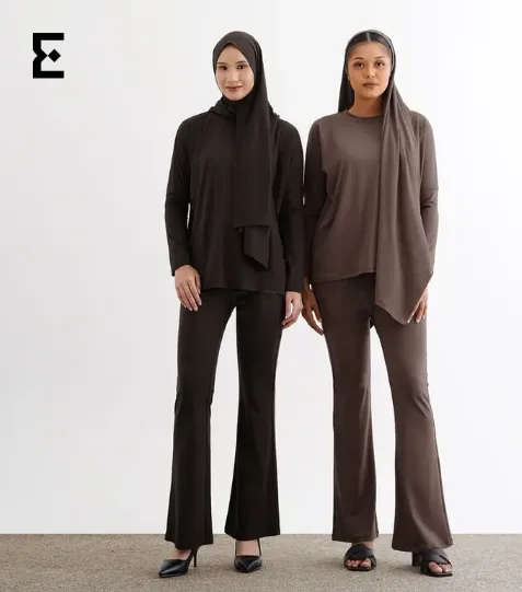 Set outfit hijab earth tone - produk 2